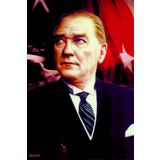 Atatürk Resmi Raşel Kumaş 150X225cm.