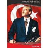 Atatürk Resmi Raşel Kumaş 300x450