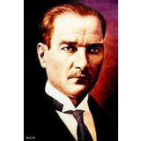 Atatürk Resmi Raşel Kumaş 300x450cm.