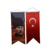Atatürk Resmi ve Türk Bayrağı İkili Set