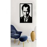 Atatürk Silüet Ahşap Duvar Tablosu