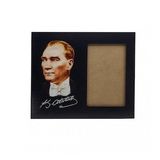 Atatürk Tasarımlı Ahşap Çerçeve