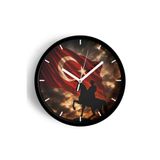 Atatürk Temalı Dekoratif Modern Duvar Saati - 25cm - Önü Camlı Siyah Kasa - Sessiz Mekanizma, JH1249S25SKP