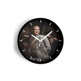Atatürk Temalı Dekoratif Modern Duvar Saati - 35 cm - Önü Camlı Siyah Kasa - Sessiz Mekanizma, JH1250S35SKPM