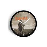 Atatürk Temalı Dekoratif Modern Duvar Saati - 35cm - Önü Camlı Siyah Kasa - Sessiz Mekanizma, JH1257S35SKP