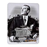 Atatürk Temalı Kabartma PVC Magnet 7x9 cm – Özel Tasarım, Şık ve Anlamlı Dekoratif Buzdolabı Magneti