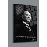 Atatürk Vatan Makam Cam Tablo | Sanatsal Duvar Dekoru | Parlak ve Net Görüntü | Yatak Odası ve Antre | Sevdiklerinize Hediyelik | Dayanıklı Cam Yapı