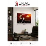 Atatürk Vatanını En Çok Seven Görevini En İyi Yapandır Tablosu 35X25 Cm Dekote Duvar Levhası