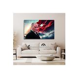 Atatürk ve Bayrak Cam Tablo, 36 x 24, EXELA20150