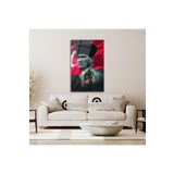 Atatürk ve Bayrak Cam Tablo, 36 x 24, EXELA20151