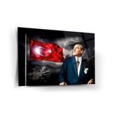 Atatürk Ve Türk Bayrağı Cam Tablo – Ata193