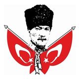 Atatürk ve Türk Bayrağı Sticker 20 CM Yapıştırma