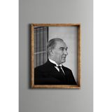 Atatürk - Vintage Desenli Çerçeve, Altın1, 21 x 30, 5820000003656