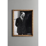 Atatürk - Vintage Desenli Çerçeve, Altın1, 21 x 30, 5820000003665