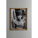 Atatürk - Vintage Desenli Çerçeve, Altın1, 30 x 40, 5820000003639