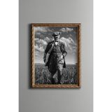 Atatürk - Vintage Desenli Çerçeve, Altın2, 15 x 21, 5820000003757