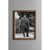Atatürk - Vintage Desenli Çerçeve, Altın2, 21 x 30, 5820000003713