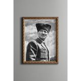 Atatürk - Vintage Desenli Çerçeve, Altın2, 21 x 30, 5820000003803