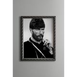 Atatürk - Vintage Desenli Çerçeve, Gümüş, 21 x 30, 5820000003653