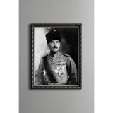 Atatürk - Vintage Desenli Çerçeve, Gümüş, 21 x 30, 5820000003743