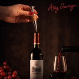 Atay Garage 1 Adet Paslanmaz Çelik Şarap Şampanya ve Yağdanlık Tıpası Sızdırmaz Mantar Conta