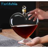 Atay Garage Kalp Şeklinde Şarap ve Viski Sürahisi 500ml Barlar ve Partilere Özel