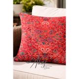 Atay Home Bohem Etnik Desenli Dekoratif Kırlent Kılıfı Çift Yüzlü 43x43 cm – Vintage Tarz Koltuk Yastık Kılıfı