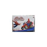 Atay Oyuncak Örümcek Adam Sesli Işıklı Hareketli Motor Oyuncak Kırmızı Erkek Çocuk İçin Spiderman Motor