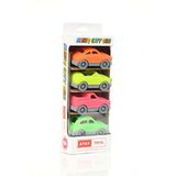 Atay Toys Mınıq Cıty Car Neon Mıx 4’lü Set Oyuncak Araba