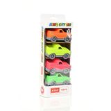 Atay Toys Mınıq Cıty Car Pıckup Neon 4’lü Set Oyuncak Araba