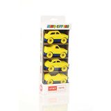 Atay Toys Mınıq Cıty Car Sarı Lacivert Mıx 4’lü Set Oyuncak Araba