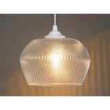 ATB Design Şeffaf Sarkıt Avize - Modern Tavan Lambası - Şeffaf Avize - Tekli Avize - Dekoratif Aydınlatma