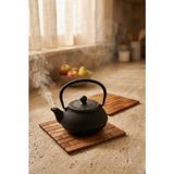 Atbyhome 2'li Isıya Dayanıklı Doğal Bambu Nihale Seti 18X18 cm - Sıcak Tencere Çaydanlık Tava Altlığı - 0 - 1 lt