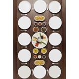 Atbyhome By Bambum Duru 37 Parça Porselen Kahvaltı Takımı 12 Kişilik Sade Tasarım Seti