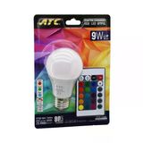 ATC-RGB-9W KUMANDALI 9W=60W RGB=16-RENKLİ LED AMPUL E27 800 LÜMEN 6500K 25.000 SAAT ÖMÜR (2818)
