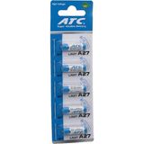Atc Super Alkaline Battery A27 - 27A LR27 Araç - Oto Kumanda Pili 12V 5li Kart