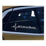 Ateca Yan Cam Sticker Oto Kapı Çıkartma Tuning oto 20 cm x 7 cm yazı 423