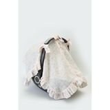 Atelier Babbi %100 Pamuk Puset Örtüsü - Touile De Jouy / Pembe