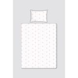 Atelier Babbi %100 Pamuk Saten Bebek Çarşaf Seti - Kurdele / Pembe (120 Tel / cm²)