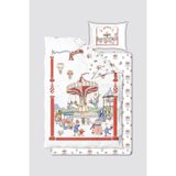 Atelier Babbi %100 PAMUK SATEN BEBEK NEVRESİM TAKIMI - FUNFAIR (120 Tel / cm²)