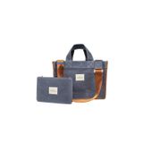 Atelier Bomonti Hishi Rj Tote Bag Denim Mumlu Kanvas Çanta Taba Renk Omuz Askısı