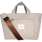 Atelier Bomonti Hishi Tote Bag Mumlu Kanvas Omuz Çantası & El Çantası - Bej