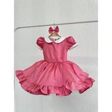Atelier Des Reves Şeker Fuşya Tafta Elbise - 4 Yaş