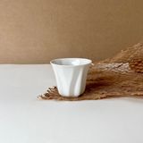 Atelier Enki Flora Limoges Porselen Espresso/türk Kahvesi Fincanı - Beyaz