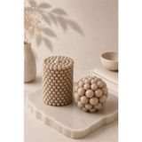 Atelier Lumira Bubble Form - 2'li Dekoratif Mum - Bej