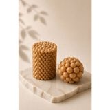 Atelier Lumira Bubble Form - 2'li Dekoratif Mum - Karamel