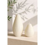 Atelier Lumira Pure Damla - 2'li Dekoratif Mum - Ekru