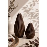 Atelier Lumira Pure Damla - 2'li Dekoratif Mum - Kahverengi