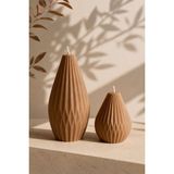 Atelier Lumira Pure Damla - 2'li Dekoratif Mum - Karamel