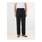 Atelier Old Money Siyah Baggy Keten Pantolon SS7265